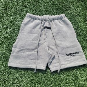 Essentials Gray Sweat Shorts